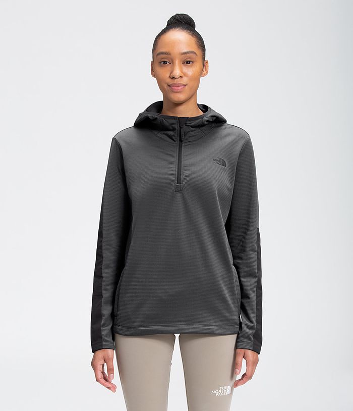The North Face Womens Pullover Wayroute Hoodie 537UVXZCF - Dark Grey